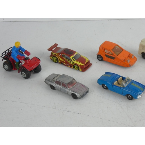 75 - A collection of 9 diecast vehicles to include Corgi, Road Master & more.