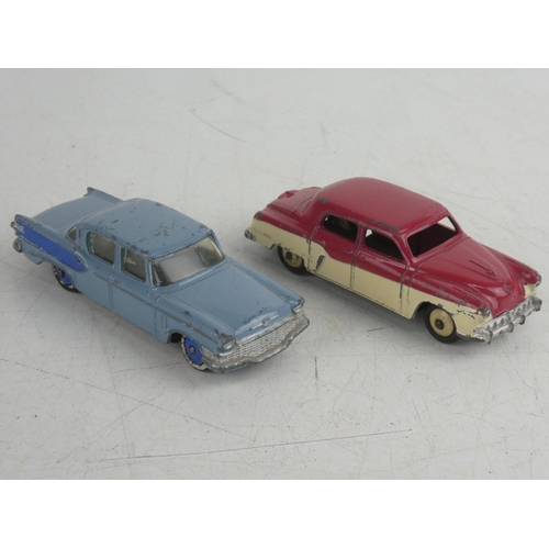 81 - 2 vintage Dinky/ Meccano cars to include Studebaker & Studebaker President.