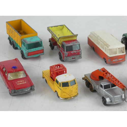 85 - A collection of 10 vintage diecast cars.