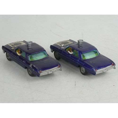 88 - 2 Corgi 'Man From UNCLE' Oldsmobile Super 88 cars.