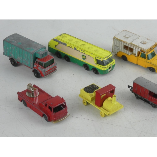 95 - A collection of 10 vintage diecast cars.