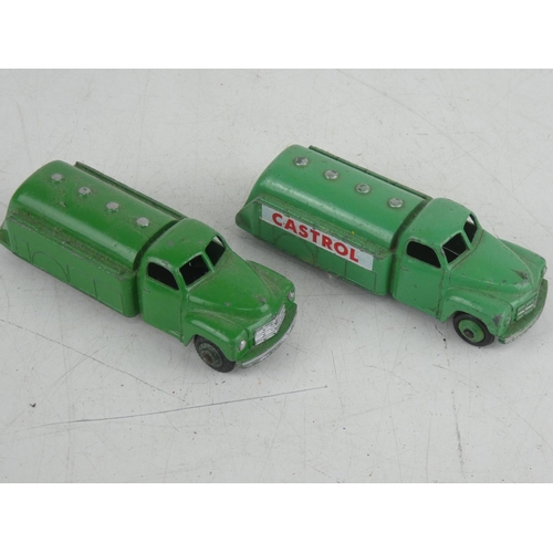 504 - A vintage Dinky Toys 'Castrol' lorry and another.