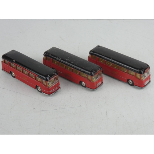 507 - 3 Corgi Major Toys 'Motorway Express Coaches' - Midland Red.