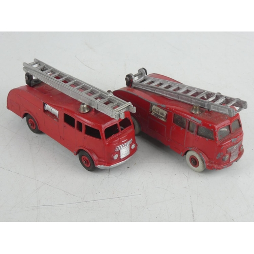 508 - 2 vintage Dinky Toys fire engines.