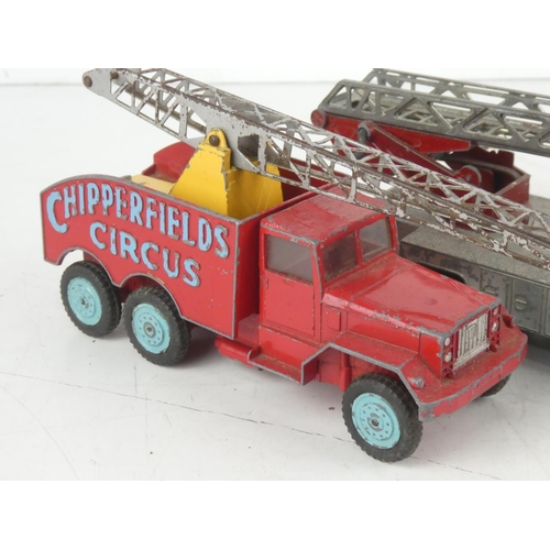 509 - A vintage Corgi Major Toys international 6x6 truck 'Chipperfields Circus'. a vintage Dinky Toys Jone... 