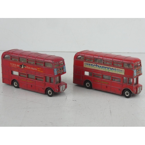 518 - Two Dinky Toys 289 Routemaster Buses.