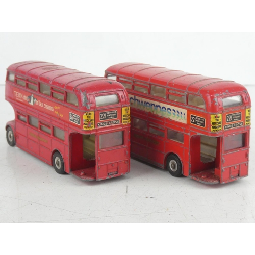 518 - Two Dinky Toys 289 Routemaster Buses.