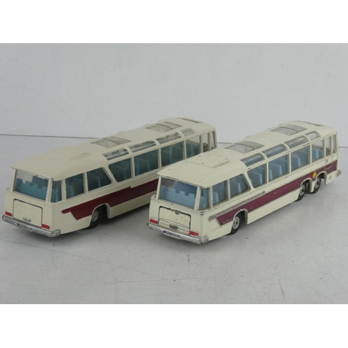 522 - Two vintage Dinky Supertoys - Vega Major Luxury Coaches.