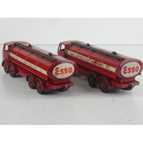 525 - Two Dinky Supertoys 'Leyland Octopus' - Esso Petroleum Company Ltd lorries.