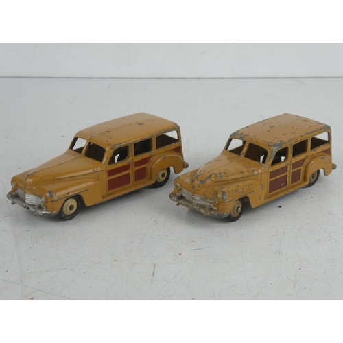 532 - Two vintage Dinky Toys 344 car and another.