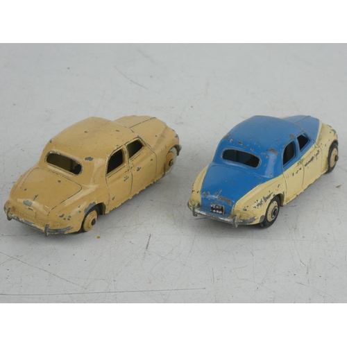 536 - Two vintage Dinky Toys Rover 75 cars.