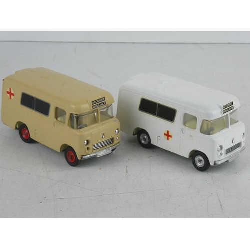 537 - Two vintage Morris Wadham Ambulances.