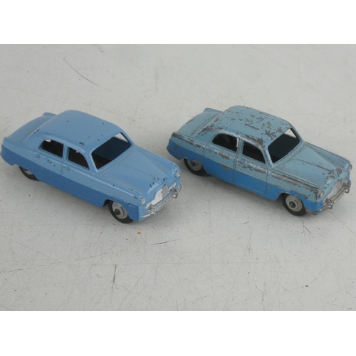 539 - Two vintage Dinky Toys 'Ford Zephyr 162' cars.