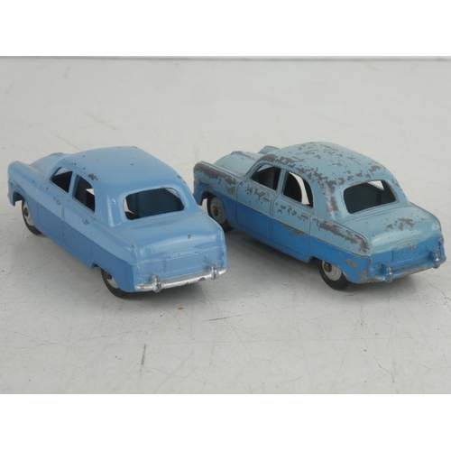 539 - Two vintage Dinky Toys 'Ford Zephyr 162' cars.