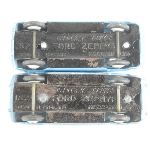 539 - Two vintage Dinky Toys 'Ford Zephyr 162' cars.