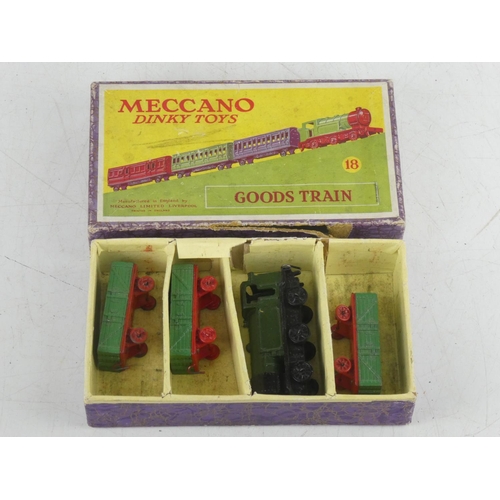 542 - A vintage boxed Meccanno Dinky Toys goods train.