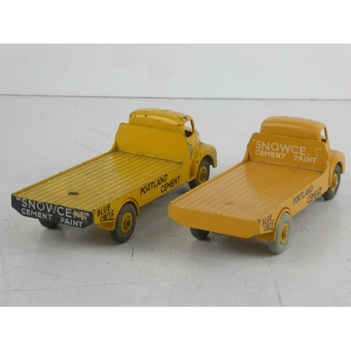 544 - Two vintage Dinky Supertoys Leyland Comet - Portland Cement lorries.