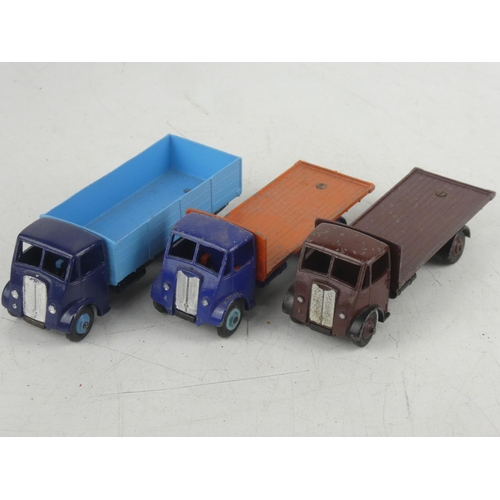 545 - Three vintage Dinky Toys 'Guy' lorries.