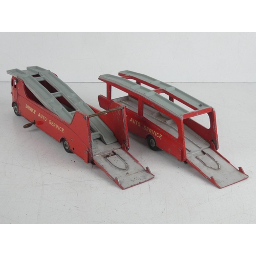 547 - Two Dinky Supertoys - Car Carrier 984 and Trailer for Car Carrier 985.