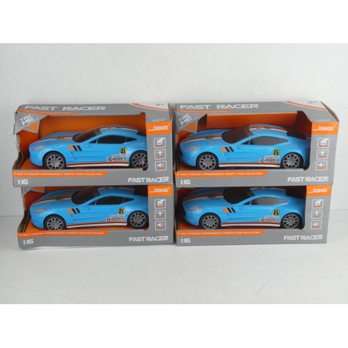 11 - 4 Boxed Fast Racer cars.