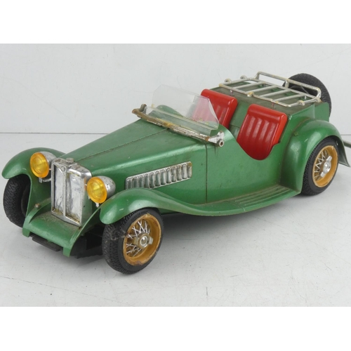 13 - A vintage Sanchis plastic model car.