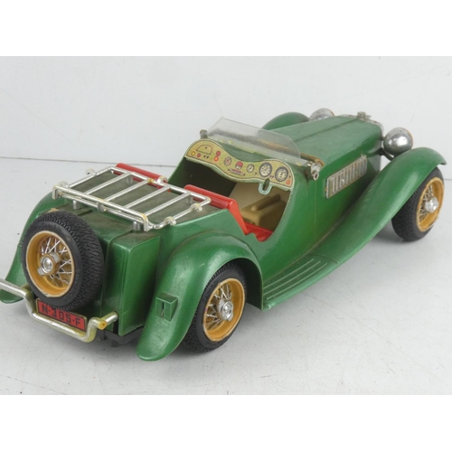 13 - A vintage Sanchis plastic model car.