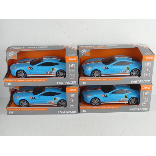 18 - 4 Boxed Fast Racer cars.