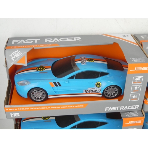 18 - 4 Boxed Fast Racer cars.