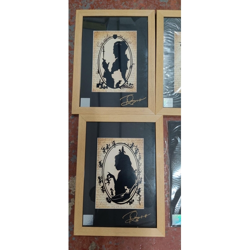 17 - A set of 6 Terry Pratchett prints, signed in pen by the Artist.