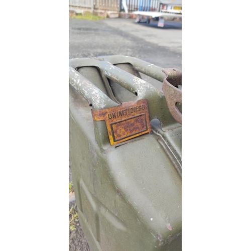 2 - A vintage Military Jerry can.