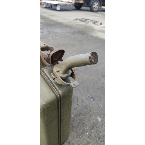 2 - A vintage Military Jerry can.