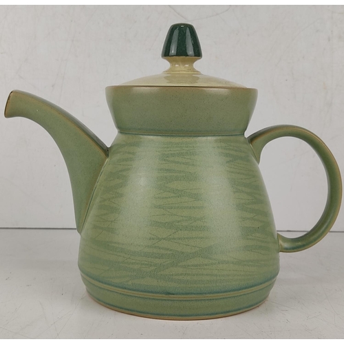 31 - A Denby 'Calm' teapot.