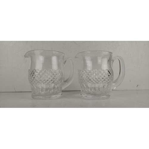 49 - Two stunning Waterford Crystal water jugs.