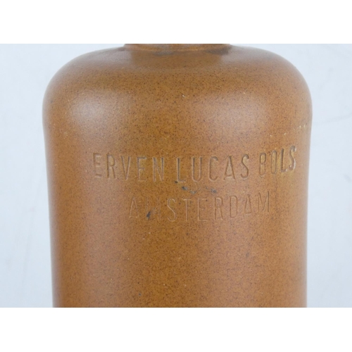 123 - Two vintage Erven Lucas Bols, Amsterdam stoneware bottles and more.