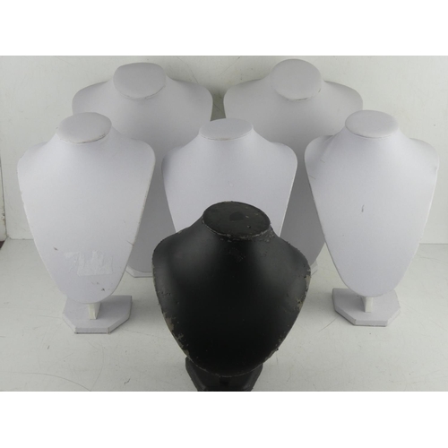 185 - Six jewellery display stands.
