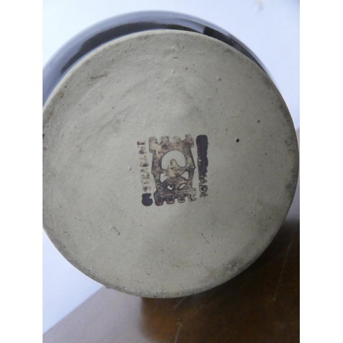 219 - A stunning vintage Strabane Pottery salt glazed jug.