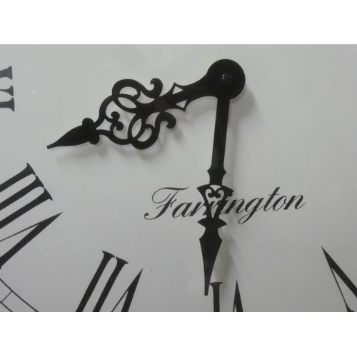 470 - A large Farrington wall clock. 52cm diameter.