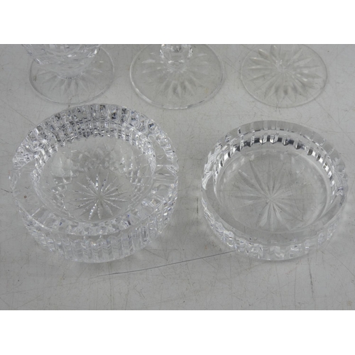 80 - Five pieces of Waterford crystal.