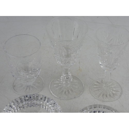 80 - Five pieces of Waterford crystal.