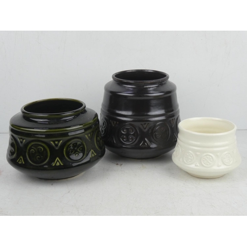 2 - Three Ulster Ceramics jars.