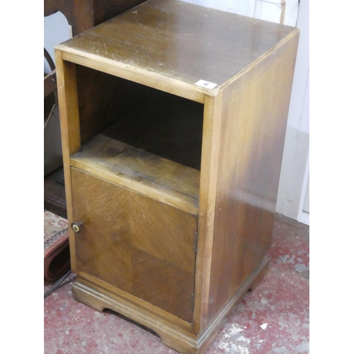 6 - A vintage bedside cabinet by Wrightway.