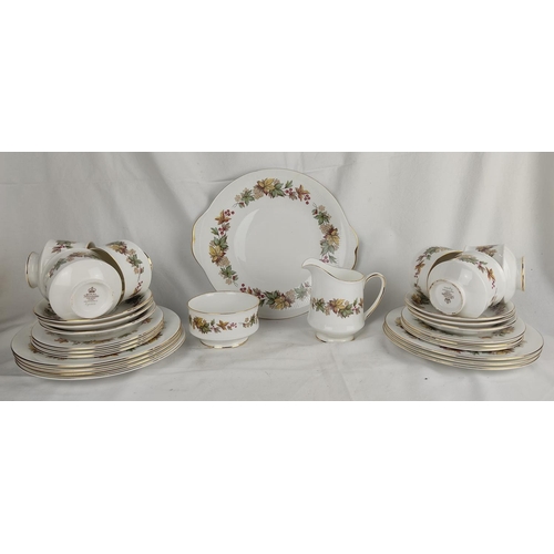 134 - A vintage Royal Standard bone china 'Lyndale' tea set.