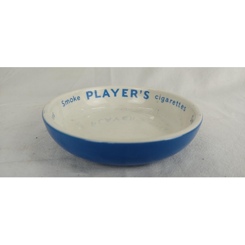 174 - A vintage Empire Porcelain Company 'Player's Cigarette' dish.
