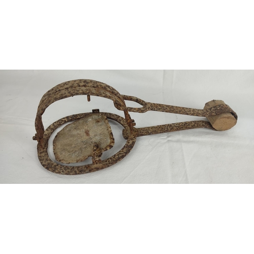 52 - An antique animal trap.
