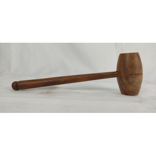 98 - A wooden auctioneers gavel.