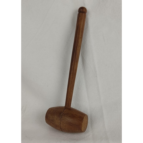 98 - A wooden auctioneers gavel.