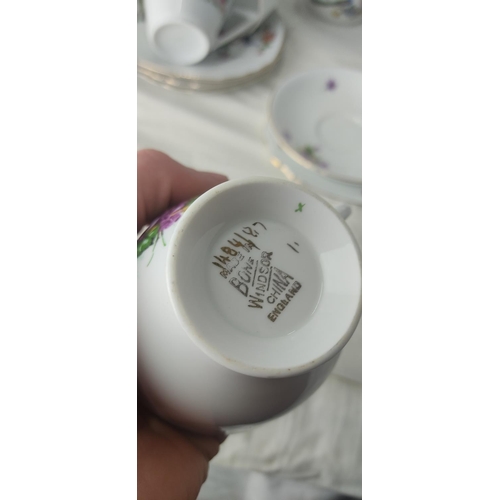 218 - A vintage porcelain teaset and more.