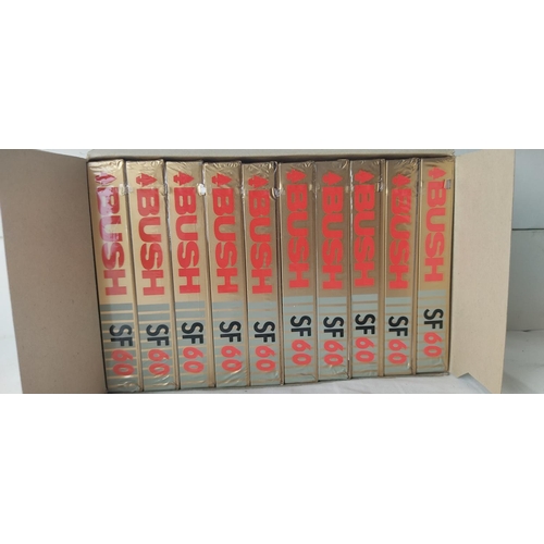 235 - 10 boxes of vintage Bush SF 60 cassette tapes.