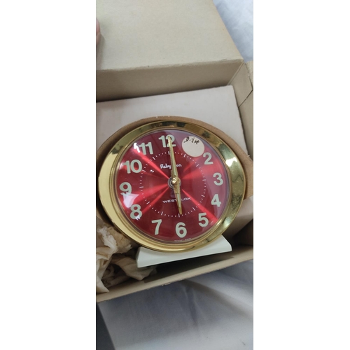 260 - A lot of vintage boxed Westclox, Timex clocks and more.