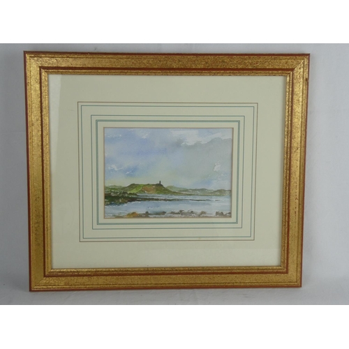 311 - An original framed Watercolour of a coastal scene, signed Johanna Smyrell.